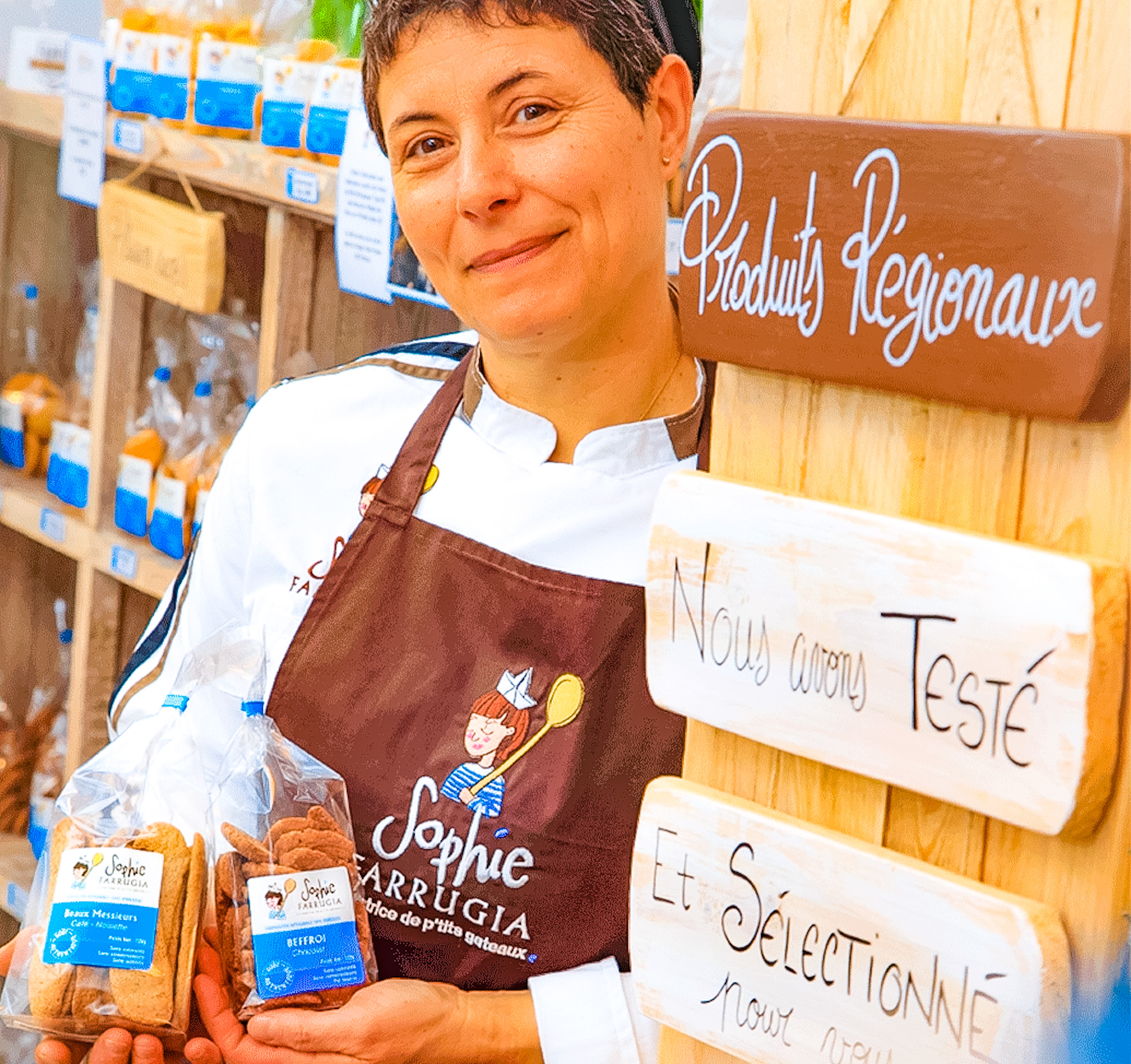 Sophie Farrugia biscuit artisanal boutique local Wimereux Côte d'Opale