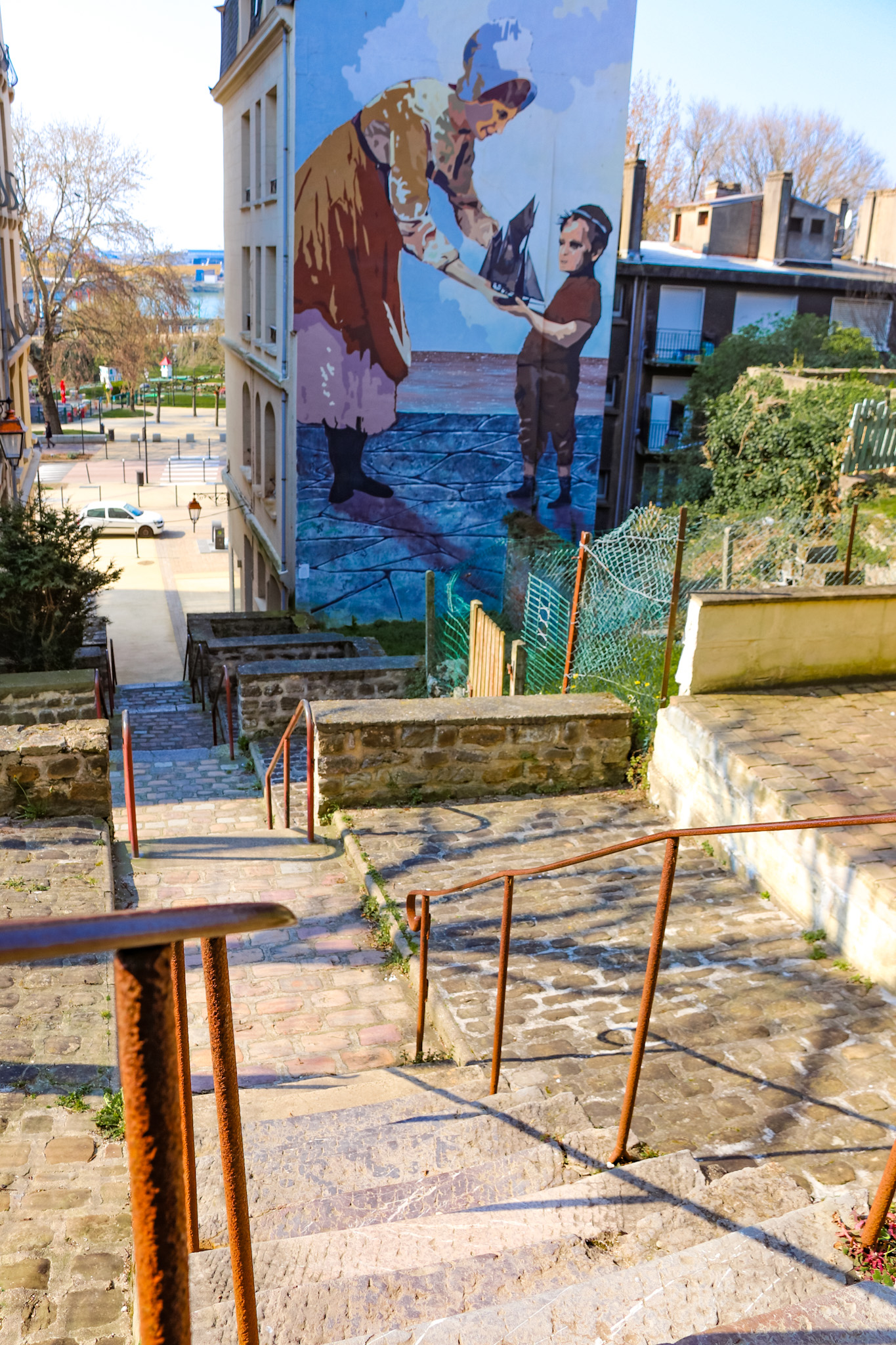 Balade Côte d'Opale Boulogne-sur-Mer Rue Machicoulis