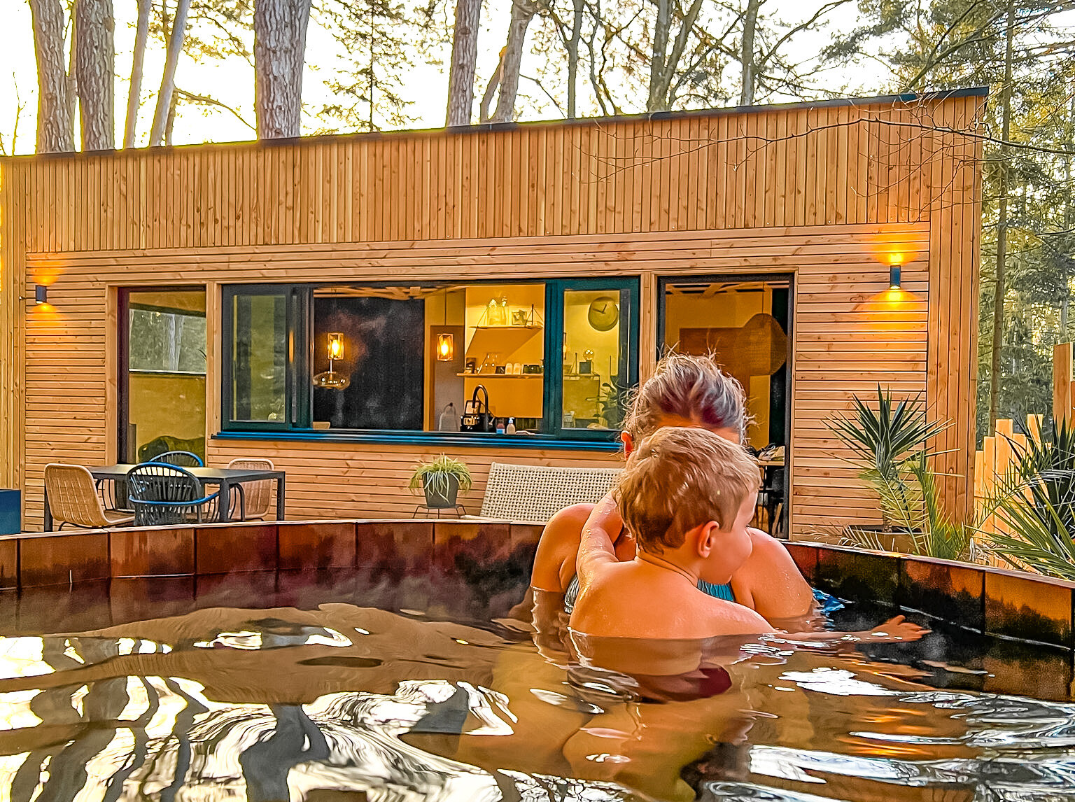 Bain de Fôret Hardelot Côte d'Opale location insolite lodge cabane