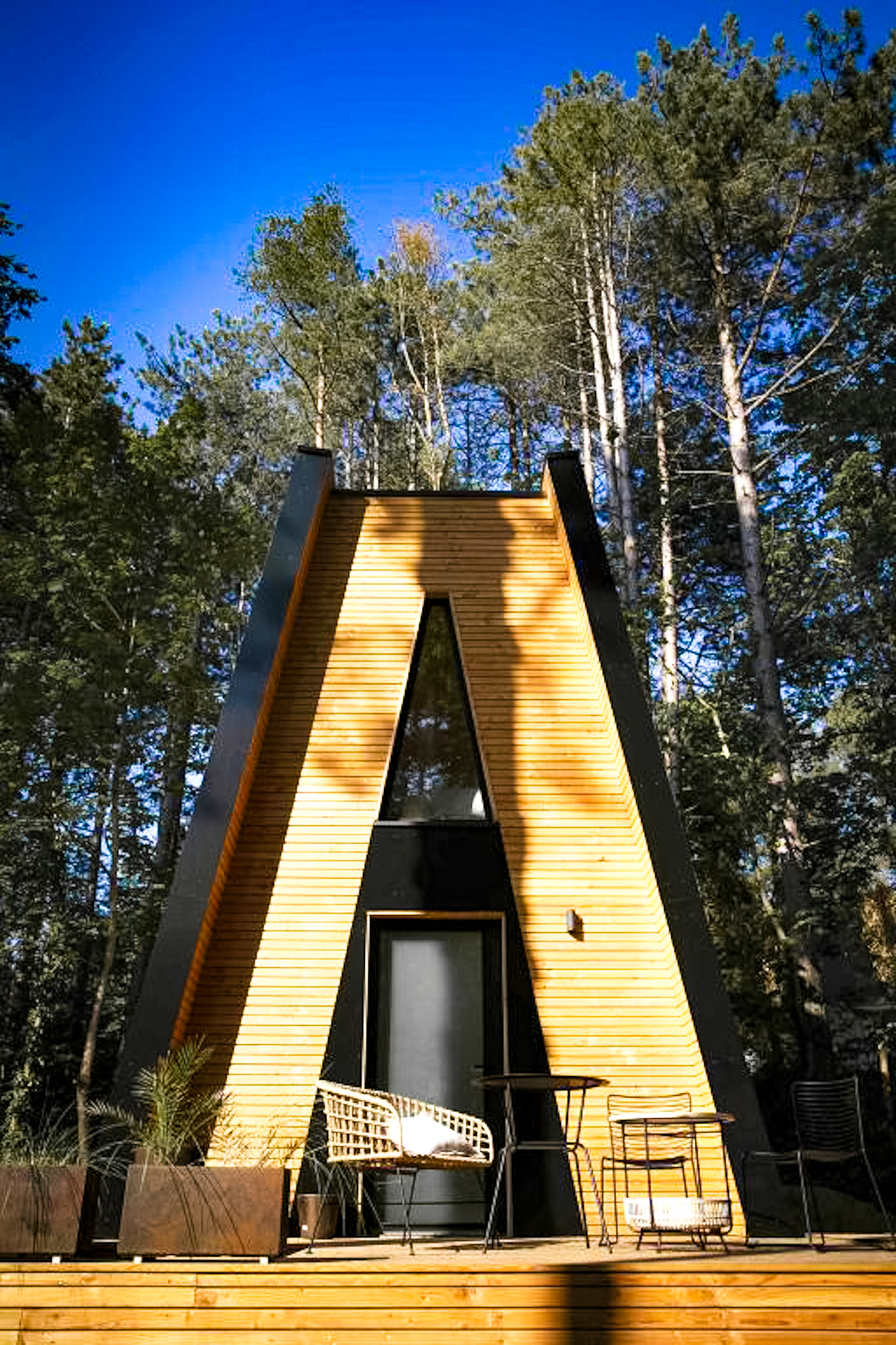 Bain de Fôret Hardelot Côte d'Opale location insolite lodge cabane