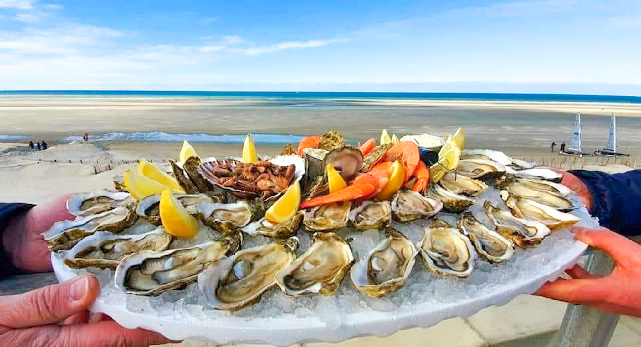 Le Comptoir de la mer cote d'opale camiers restaurant fruits de mer
