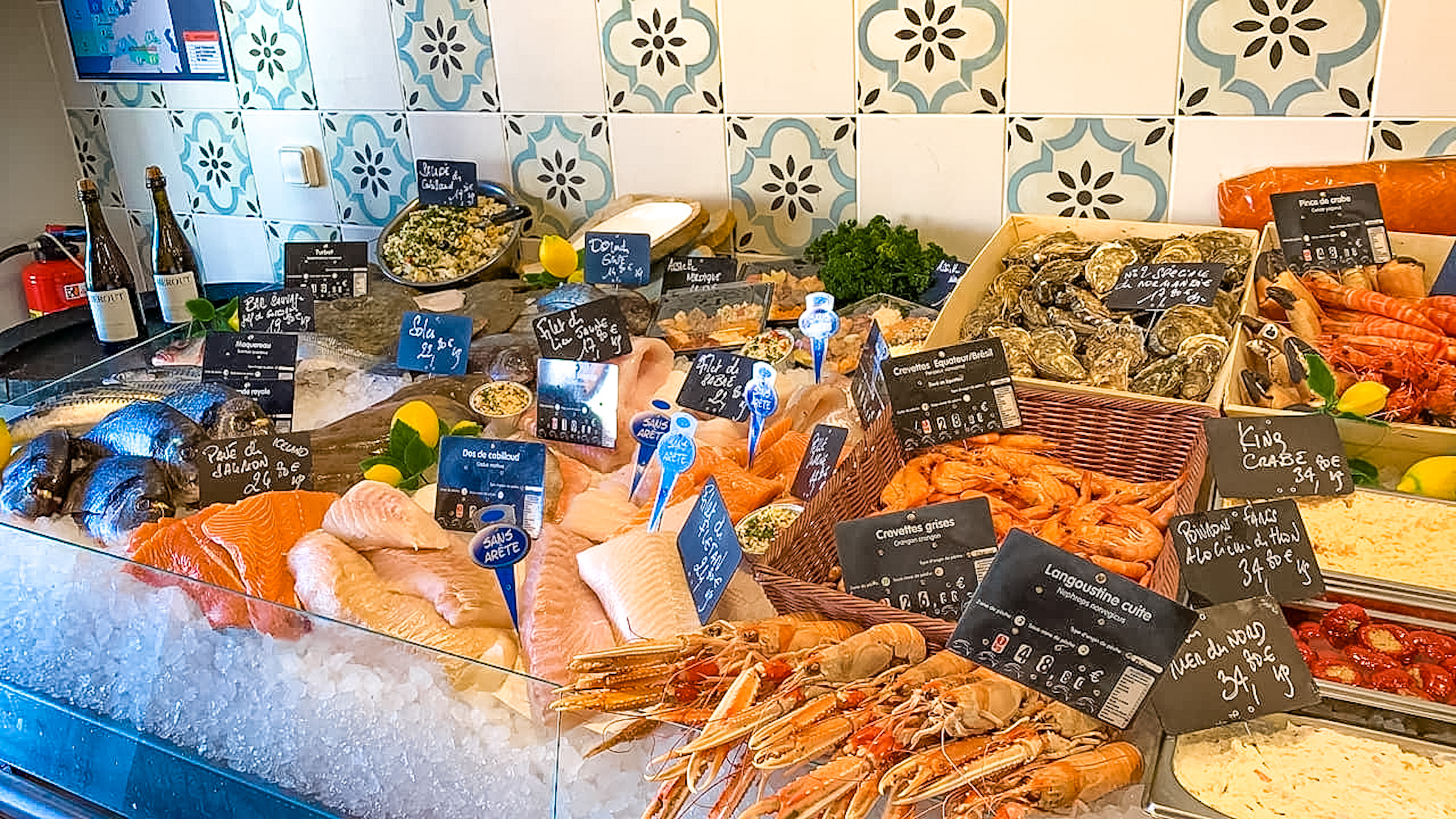 Le Comptoir de la mer cote d'opale camiers restaurant fruits de mer