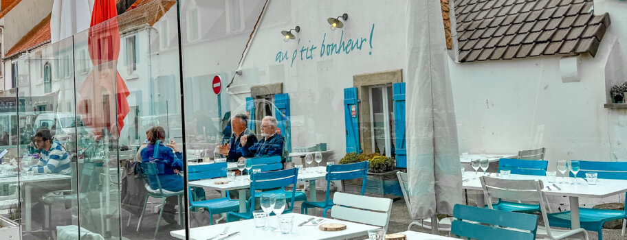 Au Petit Bonheur Audreselles Côte d'Opale restaurant fruits de mer terrasse