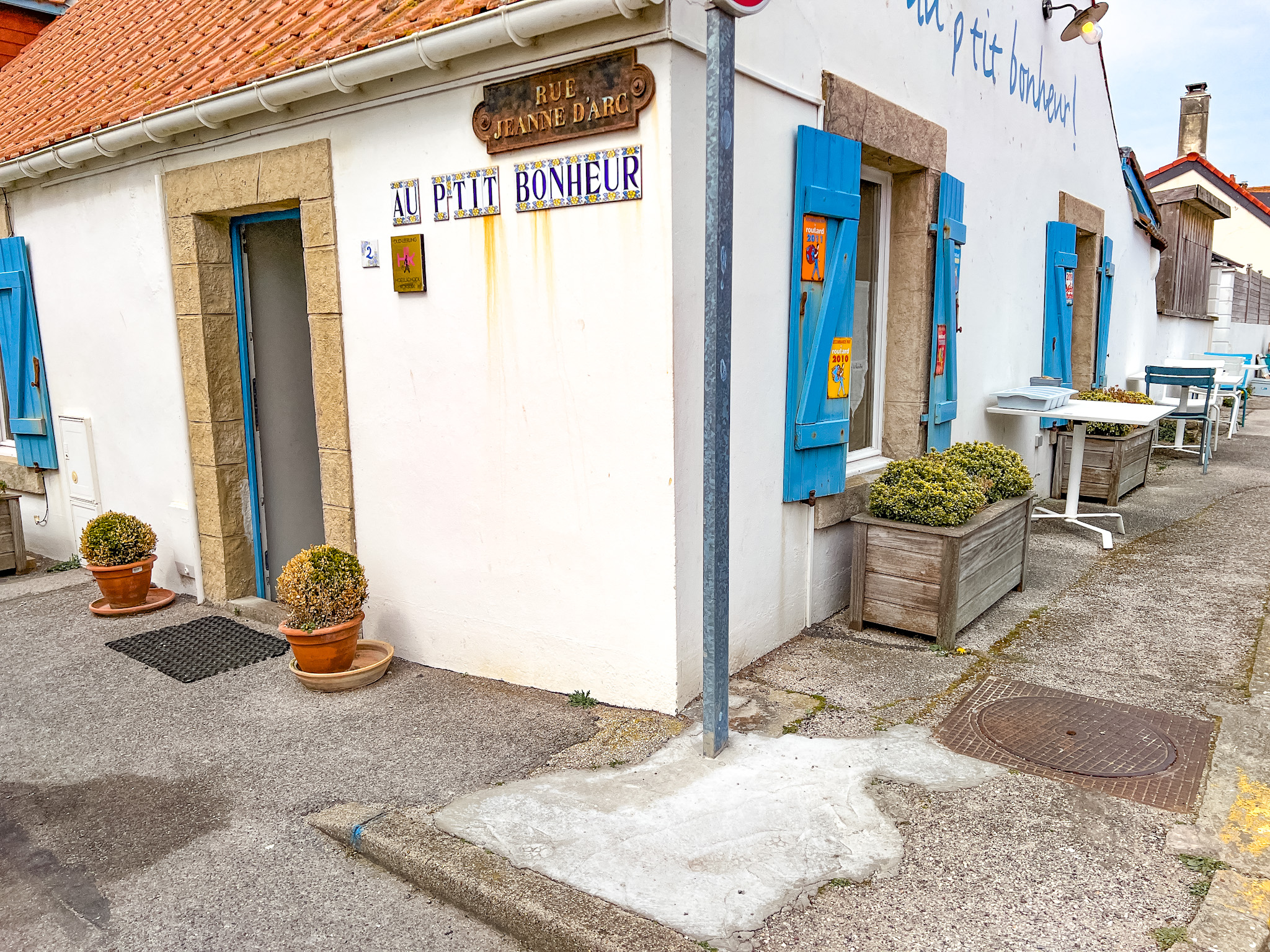 Au Petit Bonheur Audreselles Côte d'Opale restaurant fruits de mer terrasse