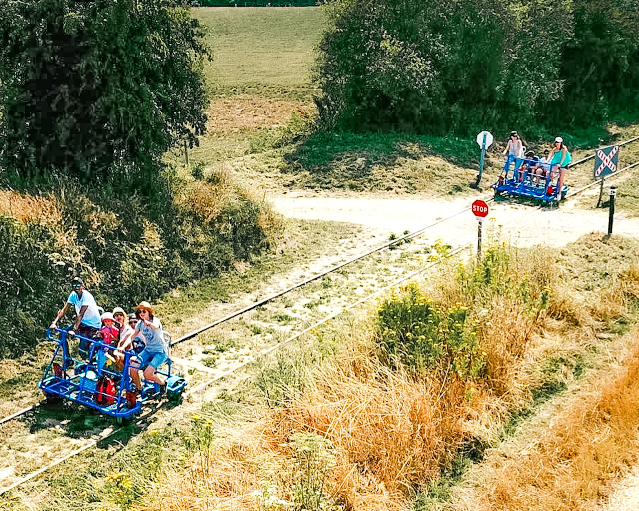 Rando Rail Trotti Trail Côte d'Opale activité insolite originale famille amis weekend