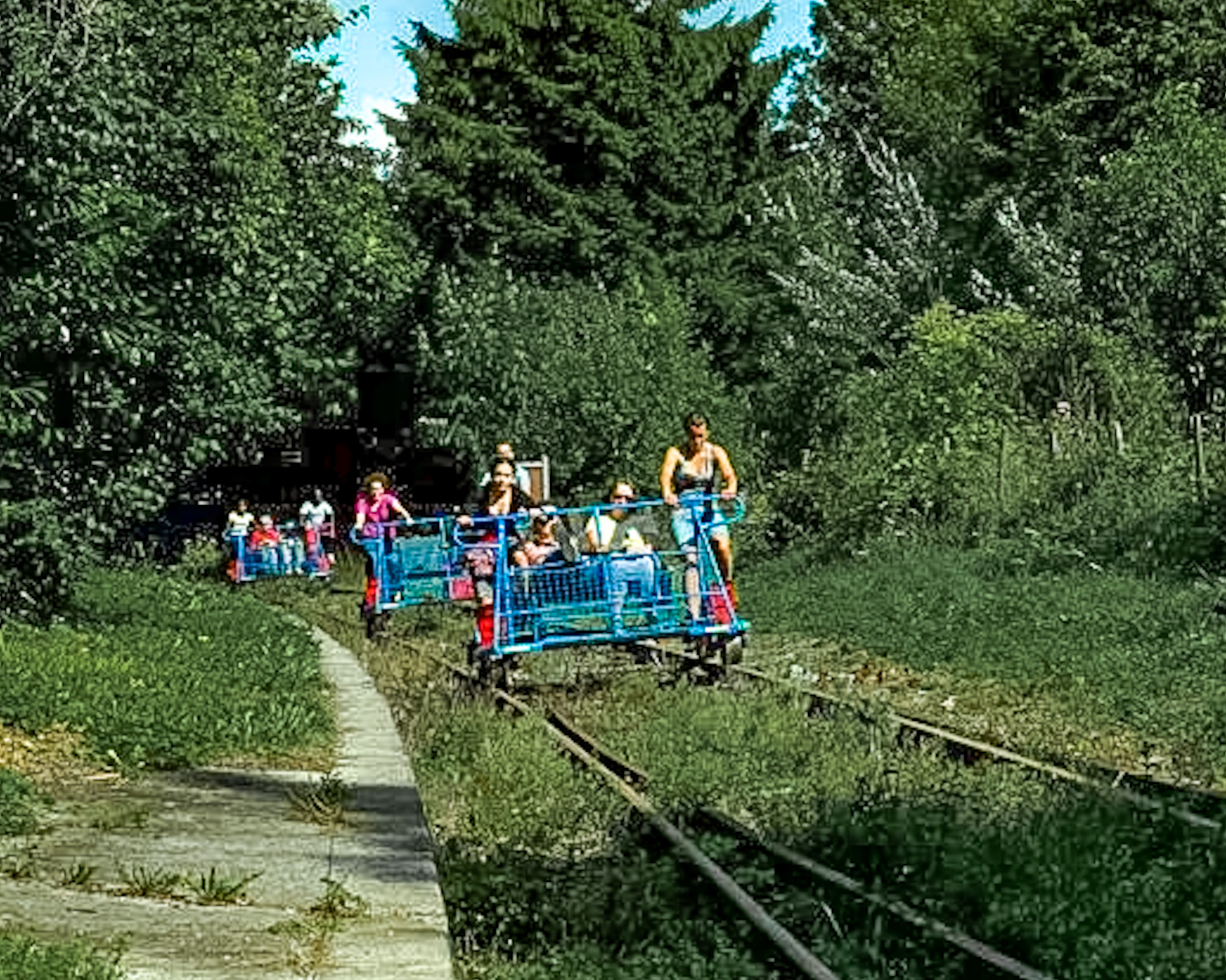 Rando Rail Trotti Trail Côte d'Opale activité insolite originale famille amis weekend